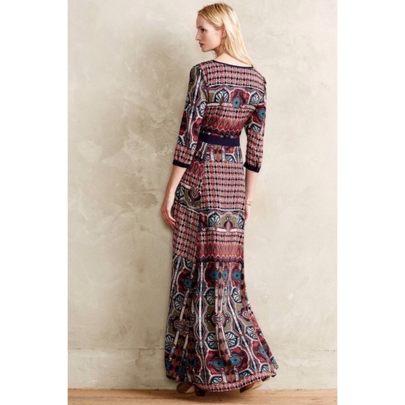 Anthropologie Chloe Oliver Printed Dress - Picture 2 of 7